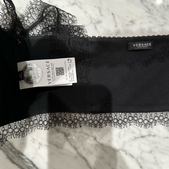 Versace Trésor De La Mer Print Bralette Top - Picture 10 of 10